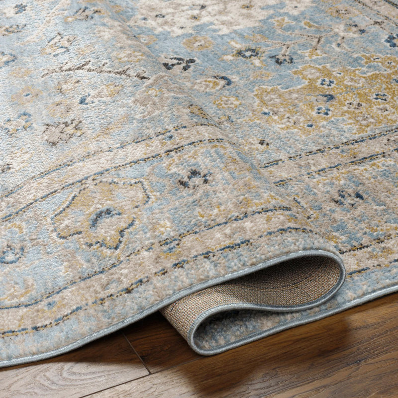 Pertek Chiara Traditional Gray Area Rug, Rectangle 2' x 2'11"