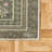 Calee Leaves High Density Long Fiber Poly Threads Decorative Area Rug Carpet-1648052056