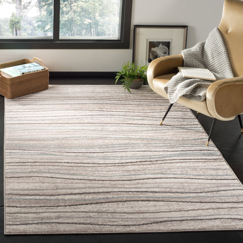 Mcnealy Performance Abstract Rug, Rectangle 5'1" x 7'6"
