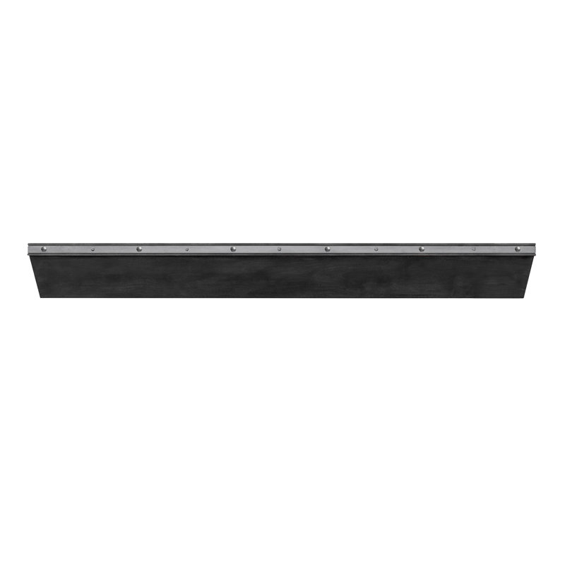 Madera Fireplace Mantel, 72", Noir satiné