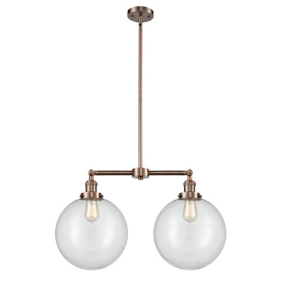 2 - Light Kitchen Island Pendant