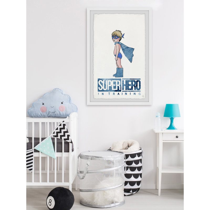 Kade Little Superhero in Training - Advertisement on Paper, 30cm H x 20cm W