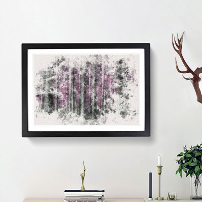Forest in Pink - Picture Frame Painting Print
