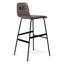 Upholstered Stool with Metal Frame-1077133953-1077133952