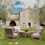 Riviera Outdoor 5 - Piece Teak Conversation Set
