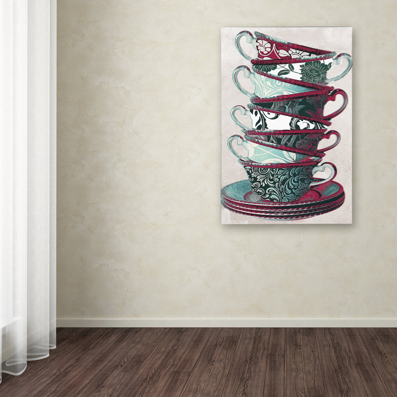 "Jadaya" Af après-midi thé "par Color Bakery, impression sur toile tendue, H 32 po x l 22 po x P 2 po