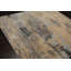 Tapis beige abstrait en laine / soie noué à la main 8 pi x 10 pi Abstract