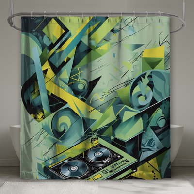 Rideaux de douche abstrait Abstract