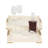 Ocea Elegant 16 and 20-inch Carley Resin Trays Natural Wood and Aluminum Accents, Set of 2 - 20" x 20"