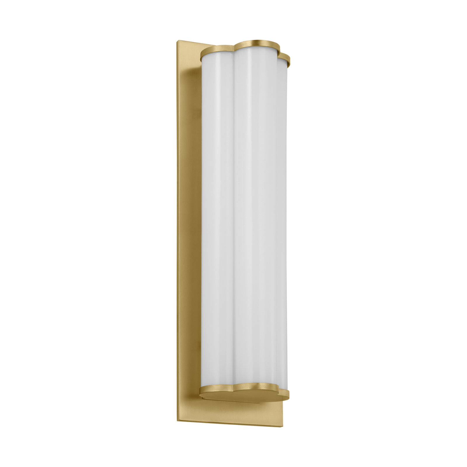 Freya Single Ribbed Dimmable LED Vanity Light