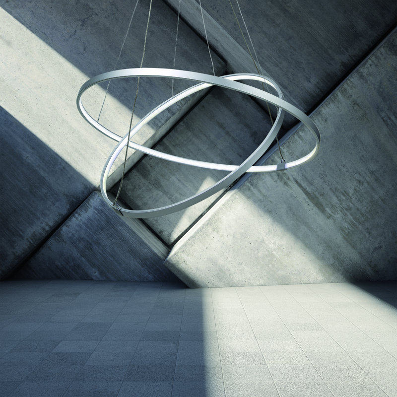 Crosley 1 - Light Silver LED Unique/Statement Pendant