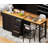 74.8" Kitchen Island With Extendable Dining Table, Kitchen Storage Cart With 3 Drawers, Power Outlet, Rolling Kitchen Island On Wheels With Spice Rack And 2 Door Cabinet, For Kitchen-1932502906