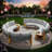 All-Weather Circle 6-Seat Outdoor Sectional Sets with Acacia Table-823455927