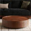 Table basse ronde avec mosaïque fabriquée à la main et base en fer-1165546877