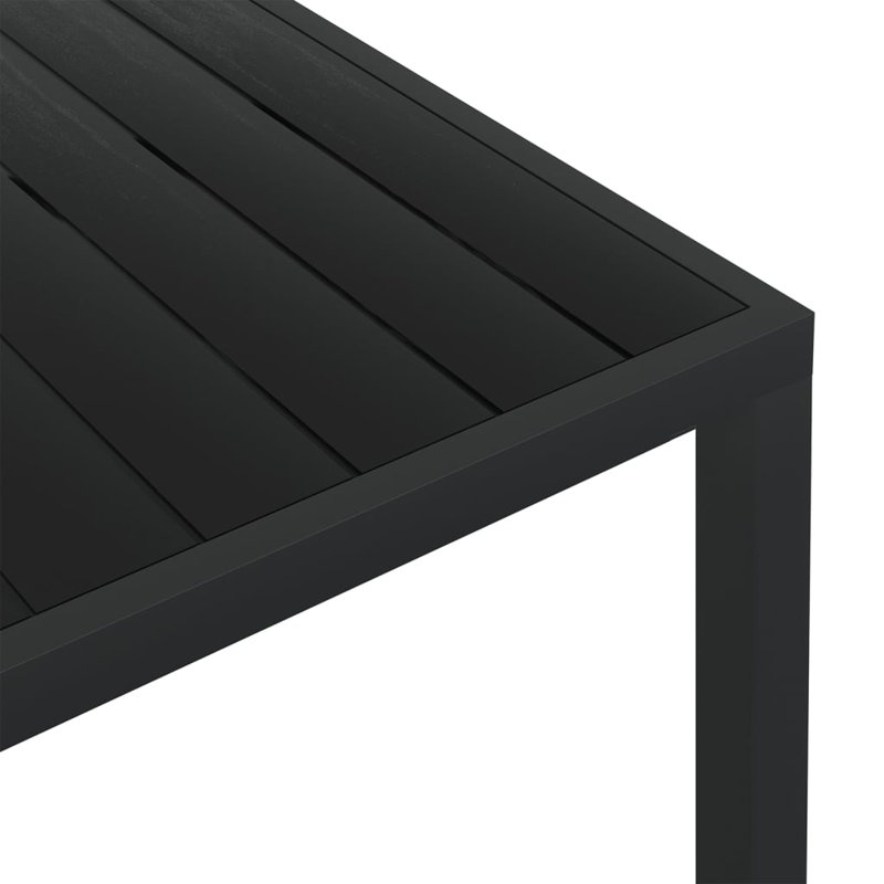 Rectangular Table, Black, 74cm H x 150cm L x 90cm W