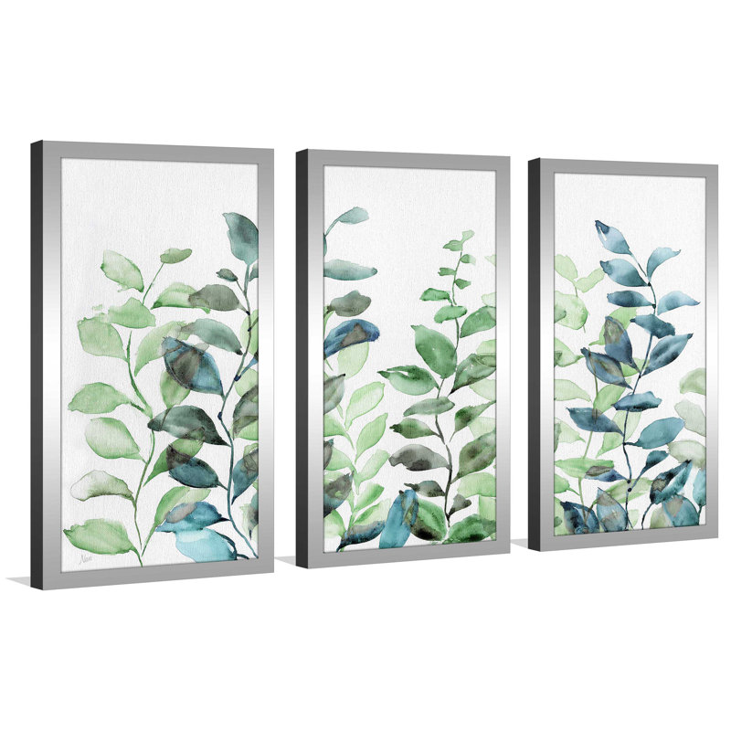 " Cascade " 3 - Pieces, 33.5" H x 52.5" W x 1" D