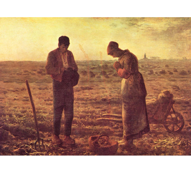 The Angelus, c.1859, 28" H x 39" W