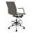 Modern Drafting Chair | Upholstered PU Leather Ribbed Mid Back with Tall Adjustable Base & Leg Rest | Tilt Lock, Swivel | Computer Armchair for Home, Executive, Conference, Meetings-162994370