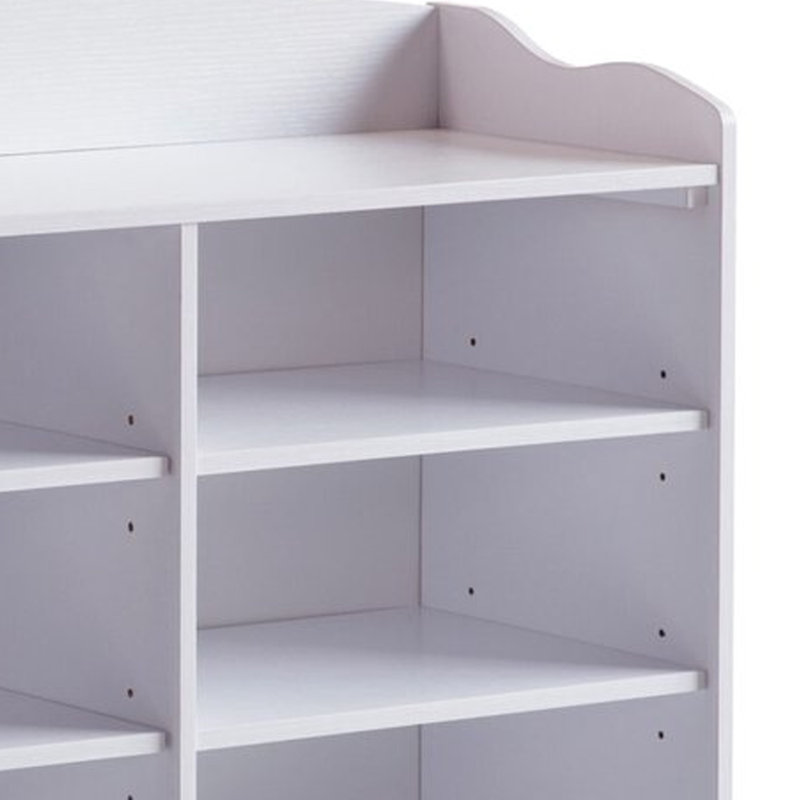 18 paires de rangement pour chaussures, Blanc