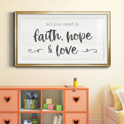" Faith, Hope, Love "
