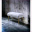Banc avec pieds droits