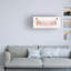 Art mural sur toile tendue - Kathleen Parr McKenna «Rustic Valentine Banner Iii» pour décoration de salon, de chambre à coucher ou de bureau - 8 x 19-1756180456