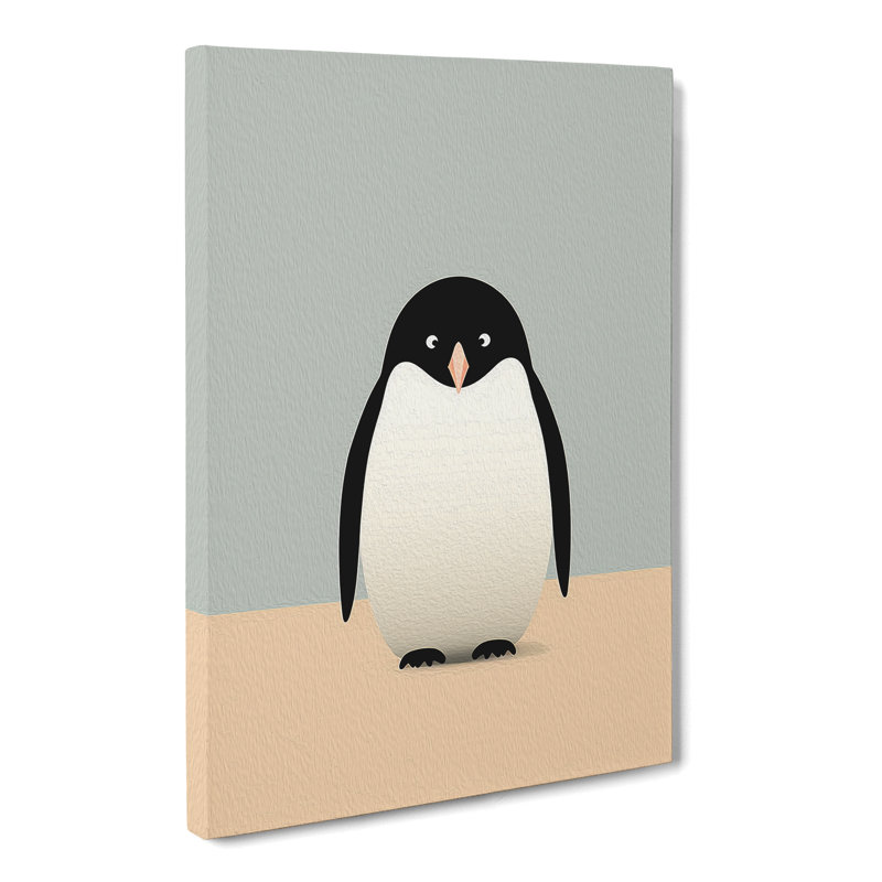 Penguin Minimalism - Wrapped Canvas, 76cm H x 50cm W x 3cm D