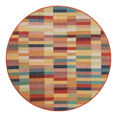 Striped Indoor / Outdoor Rug