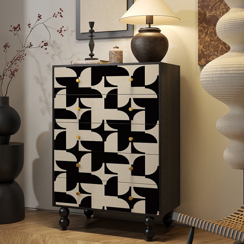 Commode de style française de luxe crème clair
