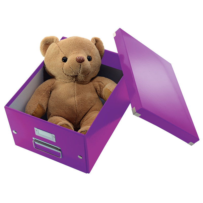 Leitz Decorative Bin, 28.1cm H x 20cm W x 37cm D, Purple