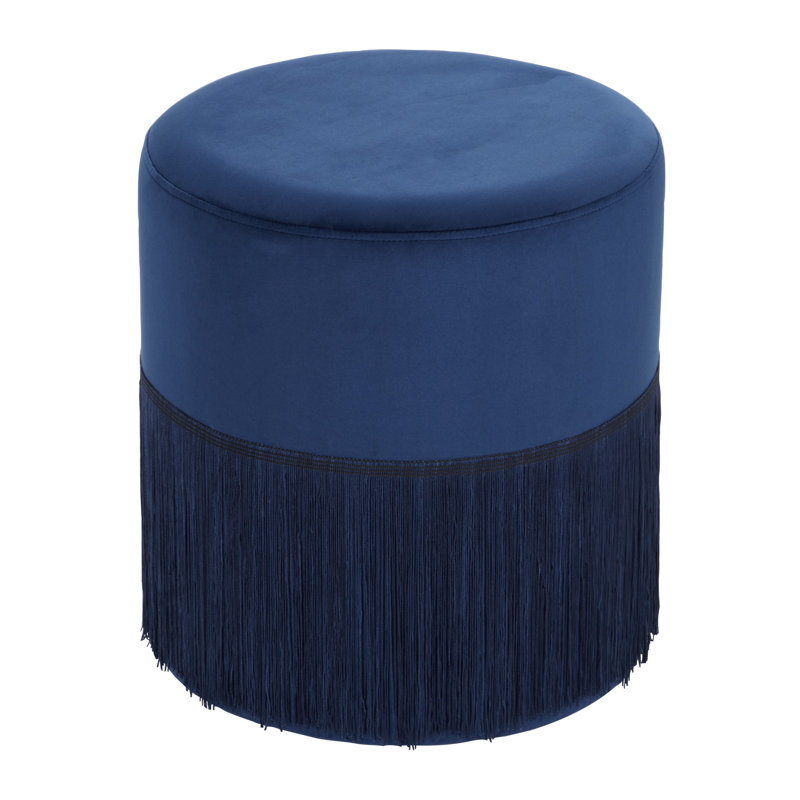 Repose-pieds de 16 po de largeur Alouff, Bleu royal