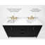 Turlington 60" Freestanding Standard Double Bathroom Vanity with Top-934382944