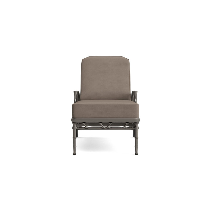 Calcutta Outdoor Chaise Lounge, Mica, Fusion Neptune