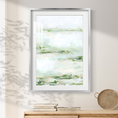 Verdant Marsh I -Framed Print