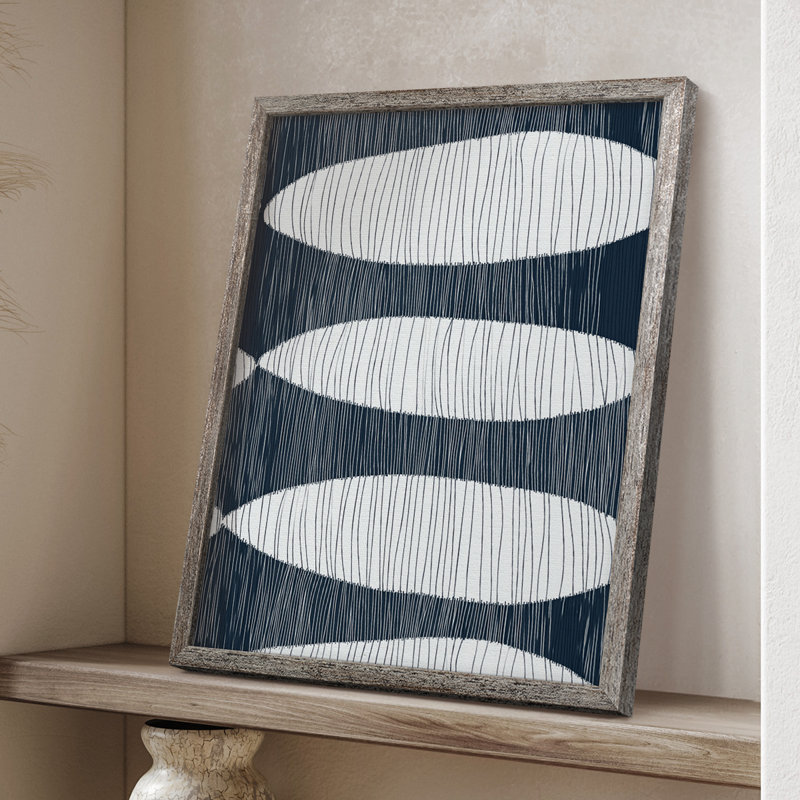 ABSTRACT Series DCCXXXV Framed Print - Solid Wood, 21" H x 17" W