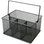 Sorbus Mesh Multi-Purpose Flatware Caddy with Handle