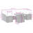 Vidaxl Garden Sofa Set Black, Cream White