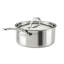 Probond® Luxe 2-quart Professional Clad Stainless Steel Saucepan With Lid-1074071916