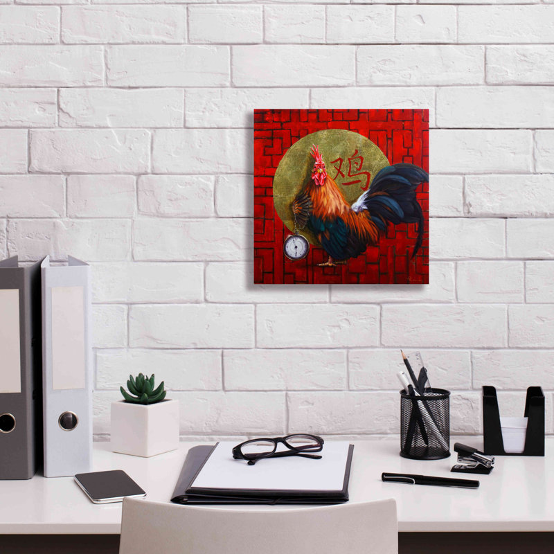 «Keeper Of Time» par Lucia Heffernan, reproduction sur toile tendue, H 12 po x l 12 po x P 0,75 po