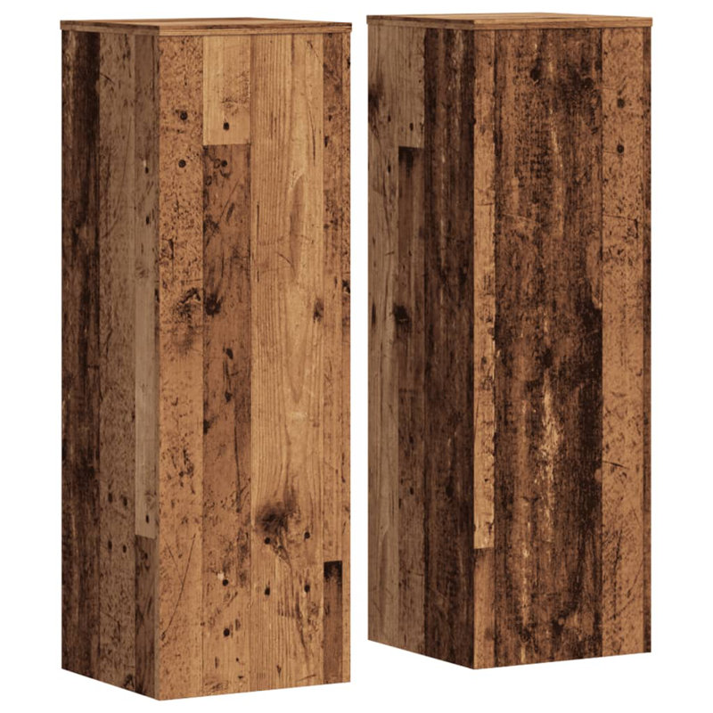 Plant Stand - Set of 2, Old Wood