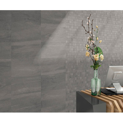 2" x 2" Porcelain Grid Wall & Floor Tile