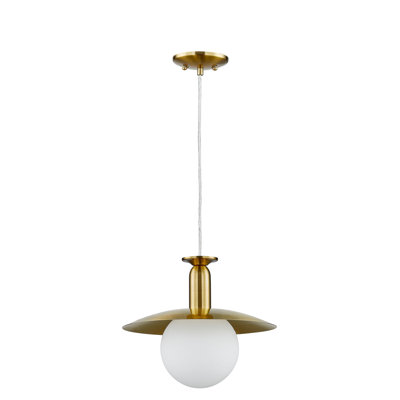 Janice Metal Pendant Light, Gold