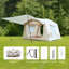 Tentes gonflables 8 M² pour camping avec auvent