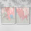«Blush Abstract I», reproduction encadrée de qualité supérieure - prête à être accrochée - aucun clou requis - aucun clou requis-1278660886-1278660901