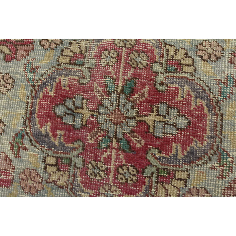 Vintage One-of-a-Kind 9'9'' X 12'8'' Wool Area Rug in Red