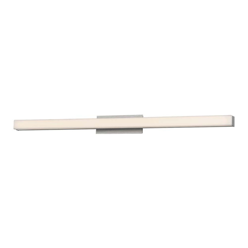 Brink 1 - Light LED Bath Bar, 3.75" H x 36" W x 2.75" D, 2700K, Brushed Aluminum