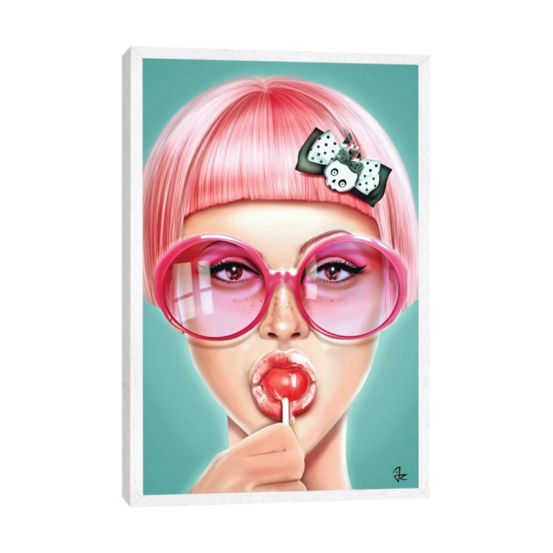 Cool by Giulio Rossi - Print on Canvas, White Framed Canvas, 66.04 cm H x 45.72 cm W