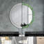 Huldar Glass Flat Wall Mirror