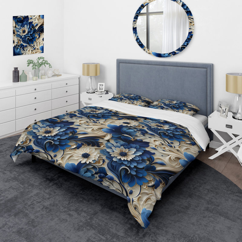 Ensemble de housse de couette Davetta Halide, Housse de couette pour très grand lit et 2 très