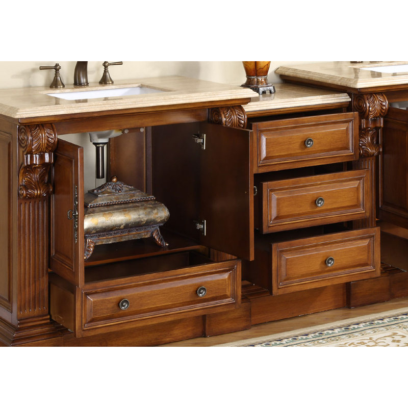 Ensemble de meuble-lavabo double 95 po Tonquin